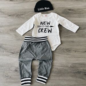 New to the crew jogger beanie set ♡